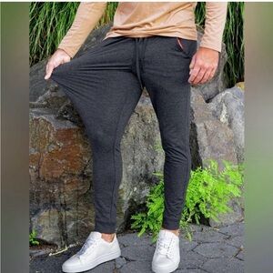 Birddogs NWOT Men's Sweatpants Joggers Built In Liner In Heather Blue  Sz.L Gym